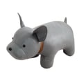 thumbnail image 4 of Abbracc Tabouret Ottoman Mignon Portable Repose-Pieds Animal pour Chambres d'Amis Intérieures Entrée Chien Gris, 4 of 9