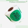 thumbnail image 4 of 2 Rcs Use First Stickers, Food Stickers Labels, Inventory Control Labels for Kitchen, Restaurant Food Service, Green, 4 of 5