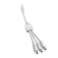 thumbnail image 1 of Kichler 1DC3WH Dry Tape Accessory 3-Way DC in-Line Splitter, White, 1 of 1