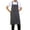 Gray, variant on WEIKE Cooking apron with pockets and adjustable neck strap for restaurant bakery chef,