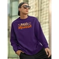 thumbnail image 2 of Happy Halloween! Candycorn Text Sweatshirt Men -Image by Shutterstock, Male 5X-Large, 2 of 4