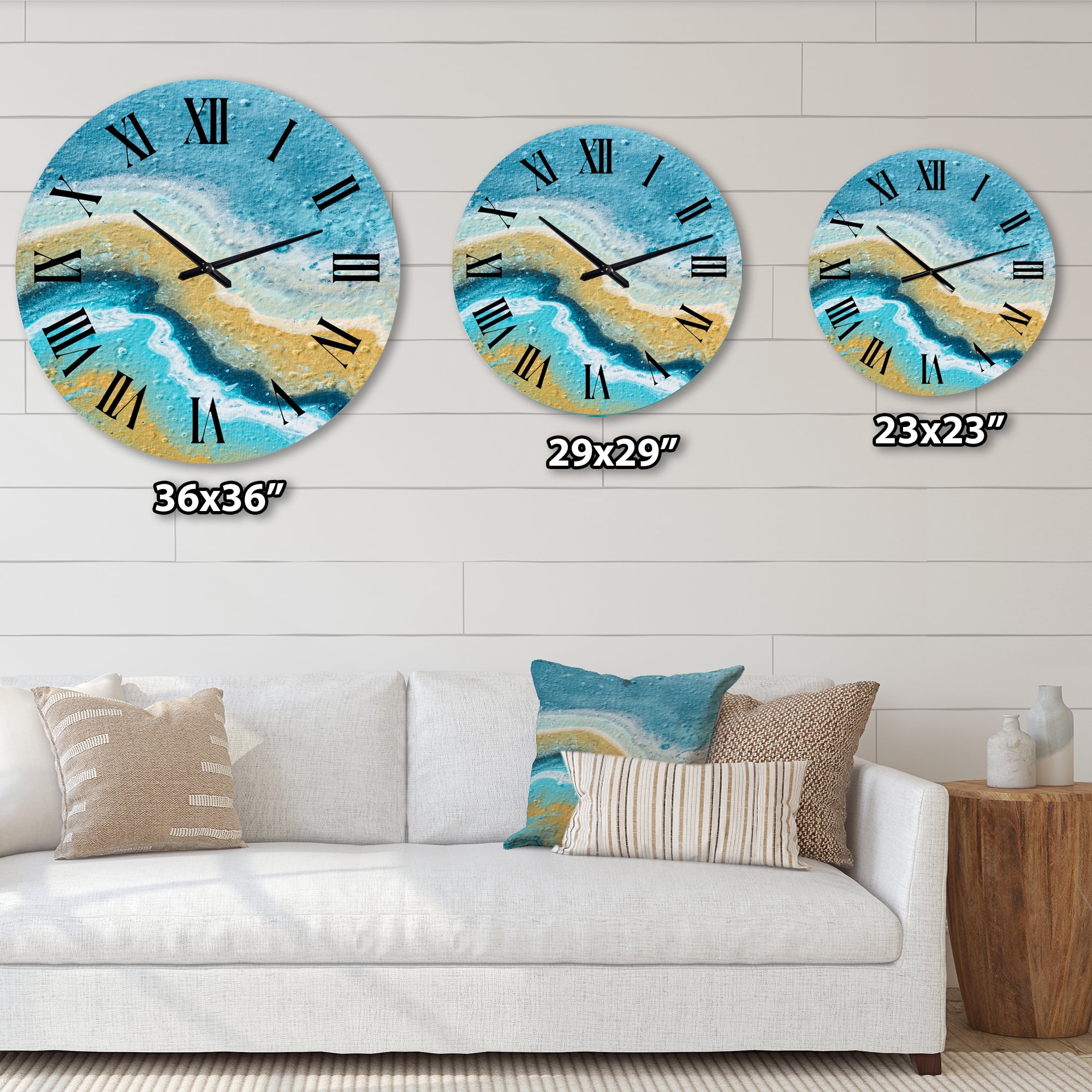 Designart 1 in Quartz Modern/Contemporary Wall Clock