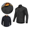 thumbnail image 4 of Bike Fleece Chaquetas para Hombres Mujeres Reflective Senderismo Coat a prueba Transpirable Reflective Windbreaker - M M, 4 of 8