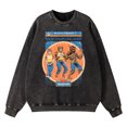 thumbnail image 2 of Sudadera con capucha vintage desgastada para hombre, ropa informal holgada de gran tamaño, de algodón, para otoño, para educación física y cambio de cuerpo, 2 of 5