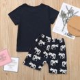 thumbnail image 5 of Toddler Baby Boy Summer Clothes Kids Boys Short Sleeve Dinosaur T Shirts Tops Shorts Outfits Clothes Set, 5 of 6