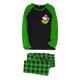 thumbnail image 2 of Conjuntos de pijamas navideños familiares a juego Grinch 2024, pijama de Grinch con parte superior y pantalones de pijama a cuadros, pijama de Grinch para niños y adultos para la familia, Hombres L, 2 of 3