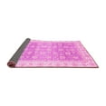 thumbnail image 2 of Ahgly Company Indoor Square Oriental Pink Traditional Area Rugs, 3' Square, 2 of 4