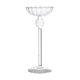 thumbnail image 2 of Candelabros retro de vidrio transparente para velas de té M, 2 of 5
