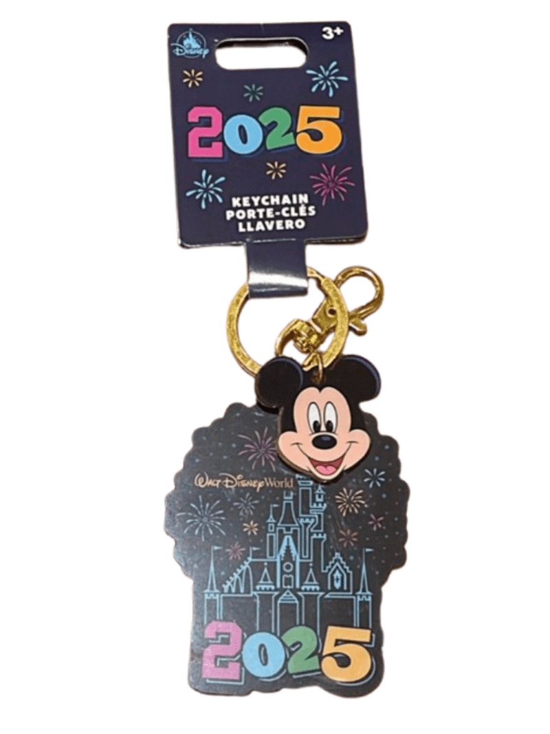 Disney Parks 2025 Mickey Mouse And Friends WDW Castle Keychain New