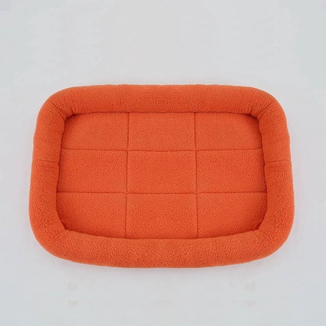Pet Dog Bed Soft Plush Square Kennel Cat Large Medium Small Dogs Bed Cushion Pet Accessories Cat Dog Sleep Pad House ShopWise Round
