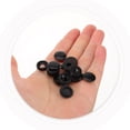 thumbnail image 5 of STOBOK 100Pcs Black Screw Hole Covers Plastic Hinged Caps for Cabinet and Furniture, 5 of 6