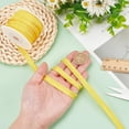 thumbnail image 3 of 10 Yards(9.14m) Polyester Piping Trim Gold 9mm Wide Bias Tape Lip Cord Trim with Spool Metallic Edge Cord Seam Binding Tape Welting Cord for Sewing Clothing DIY, 3 of 6