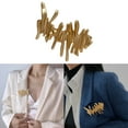 thumbnail image 2 of Milue Irregular Brooch Alloy Material Women Clothing Decorations for Birthday Party, 2 of 11