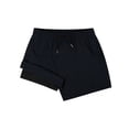 thumbnail image 3 of MYJAJAYI Men Swim Trunks with Compression Liner Quick-Dry with Elastic Waistband Security Drawstring Dark Blue Size M, 3 of 5