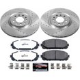 thumbnail image 3 of PowerStop Front Z36 Truck & Tow Carbon-Fiber Ceramic Brake Pad and Drilled and Slotted Rotor Kit Fits: JEEP Select Models K7414-36, 3 of 9