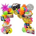 thumbnail image 1 of Kit Balloon Arch Disco Retro Party de los años 80 y 90 con 157 piezas, 1 of 2