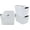 22 Quart, variant on Wekioger 4 Pack 12 Quart Latching Storage Box with Handle, Clear Lidded Tote Bin