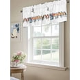 thumbnail image 6 of Bird Window Valances for Kitchen, Row Of Birds Vintage Watercolor Rod Pocket Valances Windows Treatments Curtains for Living Room Bathroom Bedroom Decoration 42" x 12", 6 of 9