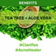 thumbnail image 3 of Mascarilla en hoja Skin Secrets Nykaa Naturals Árbol de te y aloe vera 1 pieza, 3 of 8