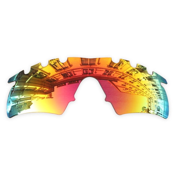 Vonxyz Ruby MirrorCoat Polarized Lenses Replacement for Oakley M Frame Hybrid Vented Sunglass