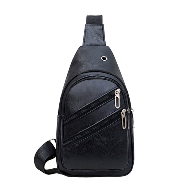Bdday Sacs pour Femmes Sac à Bandoulière Sac à Dos Crossbody avec avec Trou pour Écouteurs Sangle Sac à Dos Sac à Dos de Randonnée Sac Bandoulière Polyvalent Sac de Poitrine Sac Messager pour Femmes Crossbody