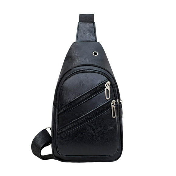 Yhmxh Strap Bag Crossbody Backpack With With Headphone Hole Strap Backpack Hiking Backpack Multipurpose Crossbody Chest Bag Organization and Storage Home Decor