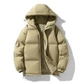 thumbnail image 2 of Aboser Womens Winter Puffer Jackets Warm Quilted Jacket with Hood Plus Size Stand Collar Coats Casual Thick Outerwear Long Sleeve Zip Up Coat with Pockets, 2 of 4