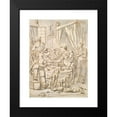 thumbnail image 2 of Charles Parrocel 15x18 Black Modern Framed Museum Art Print Titled - Interior Scene with Soldiers at a Table (C. 1730-1740(?)), 2 of 5