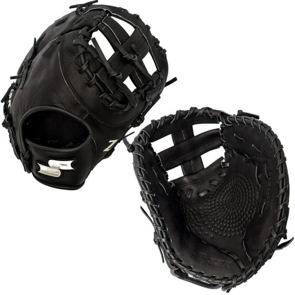 SSK Z5 Craftsman 12" Baseball First Base Mitt Z5-1200BLKSLV9