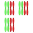 thumbnail image 1 of HobbyFlip Green Red Propeller Blades Propellers Props Compatible with Hubsan X4 H107D 3 Pack, 1 of 1