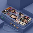 thumbnail image 1 of Cartoon O-Ones Pieces Phone Case For Apple iPhone 15 14 13 12 11 Pro Max Plus 8 7 SE Liquid Left Rope Capa Cover, 1 of 1