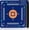 Dark Blue, variant on Mahjong Mat for Table - Anti-Wrinkle Design & Foldable 31.5x31.5Inch American Mahjongg Table Mat with Learning Rules, Anti-Slip Noise Reduction Includes Carry Bag& 4 Dices(White)
