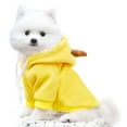 thumbnail image 5 of HONGLIN Yellow Banana Dog Sweater Warm Winter Pet Clothes Soft Knit Pullover for Small Dogs Puppy Cold Weather Coat, Size L, 5 of 5