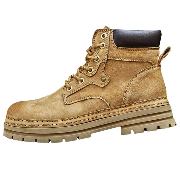 Men's Casual Ankle Boots Mens Tactical Hiking Waterproof Non Slip Comfortabe Outdoor Shoes