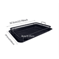 thumbnail image 3 of cheefull Air Fryer Baskets for Oven, Stainless Steel Oven Air Fryer Basket, Crisper Tray Air Fryer Accessories Pans for Oven, Bakeware Sets Oven Rack Black, 3 of 4