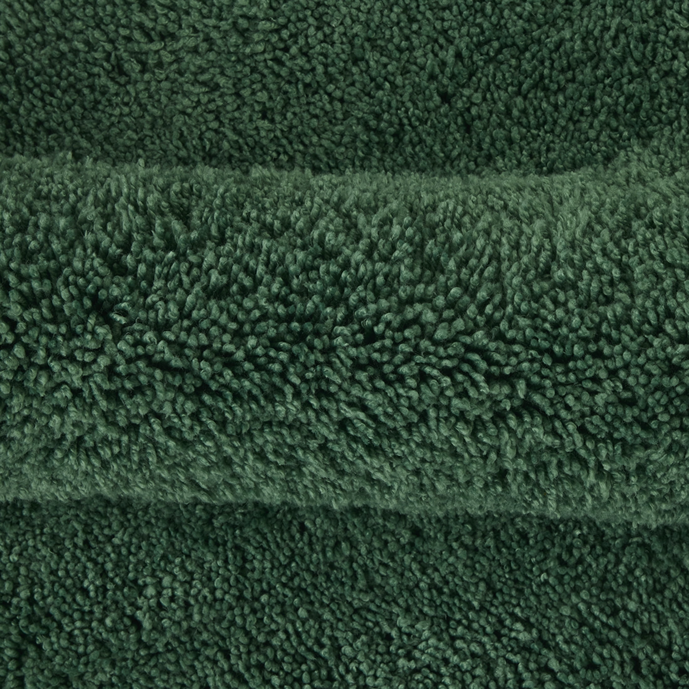 Mainstays Performance Recycled Polyester 3 Piece Bath Rug Set, Green Sage