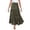 Army Green, variant on HGIEYS Womens White Maxi Skirt Summer Boho Long Pleated A-Line Flowy Elastic High Waist Beach Tiered Skirt