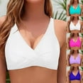 thumbnail image 1 of Sentmoon Woman Swimsuit Curvy Bikini Women Wireless Tummy Control Push Up Solid Color Plus Size Spaghetti Strap Beach Outfits Summer Beach Day Essentials for Plus Size and Curvy Figures, 1 of 5
