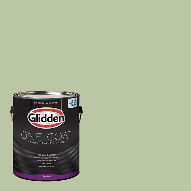 Glidden One Coat Interior Paint and Primer, Quaking Grass / Green