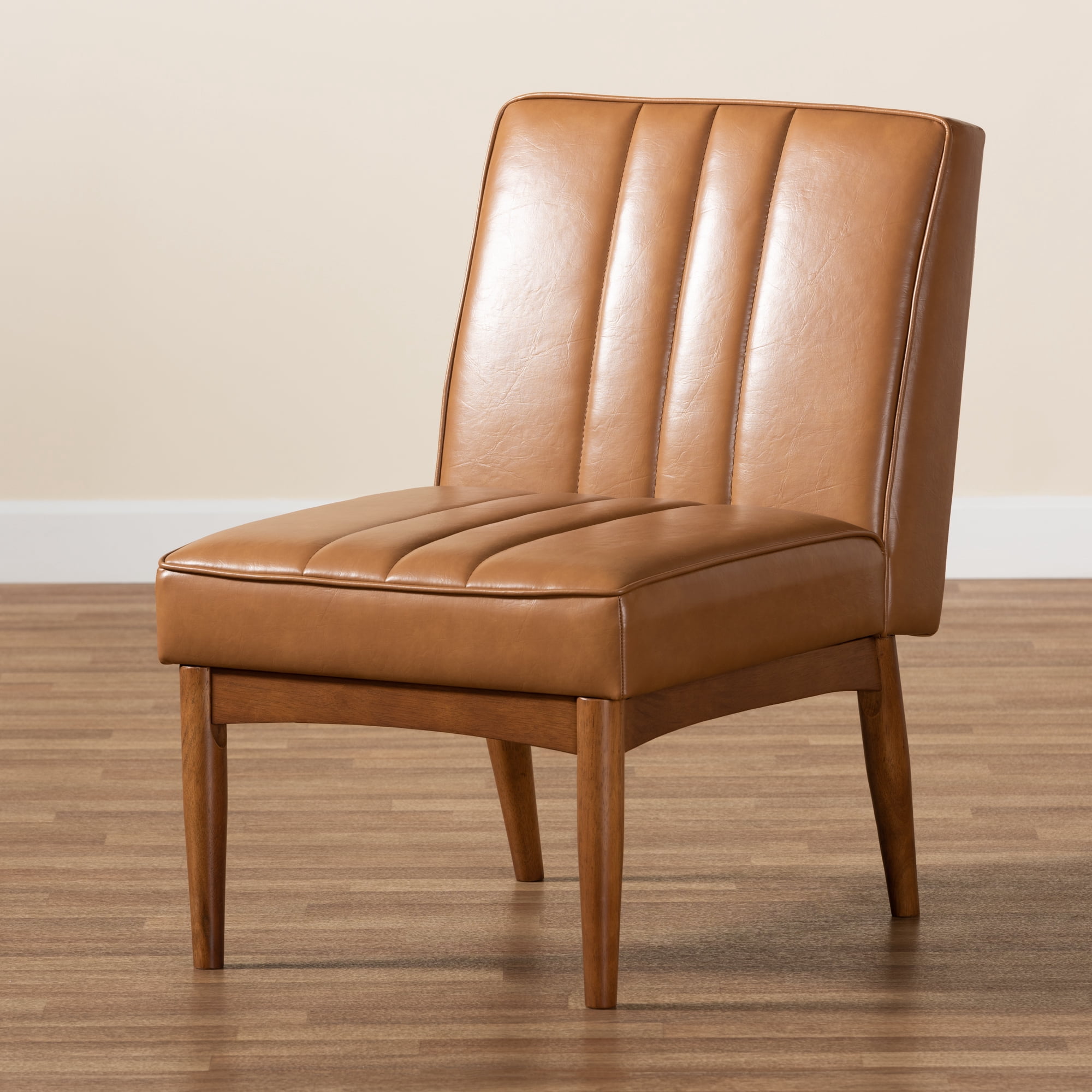Baxton Studio Daymond Dining Chair, Tan