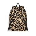 thumbnail image 2 of Lsque Leopard Print Pattern Canvas Daypack, Durable Backpack, High-quality Versatile Backpack,Vintage Compact Backpack-Medium, 2 of 6