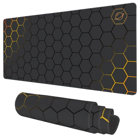 Tapete para escritorio KOAIWPAE 90 x 40 cm, grande, antideslizante, para gaming