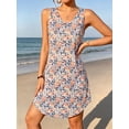 thumbnail image 2 of MOYIKO Summer Dresses for Women Casual V Neck Sleeveless Sundresses Flowy Vacation Tank Dresses with Pockets, 2 of 7