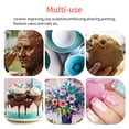 thumbnail image 3 of OWSOO 25pcs Polymer Clay Tools Modeling Clay Sculpting Tools Kit Ceramic Pottery Carving Tools Including Double Ended Dotting Tools Ball Stylus Tools Clay Tools Rubber Pens Stylus Sponge Storage, 3 of 7