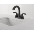 thumbnail image 2 of Peerless Two Handle 4" Centerset Bathroom Sink Faucet in Matte Black, 2 of 4