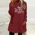 thumbnail image 2 of Bowake Pull Douillet d'Hiver Chaud Ample pour Femmes Manches Longues Col Rond, 2 of 4