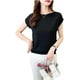 thumbnail image 2 of Suéter de punto de manga corta de verano Camiseta Jersey Tops, 2 of 5