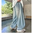 thumbnail image 4 of YunPes Boys' Pants Autumn Jeans Wide Leg Pants Large Children New Straight Pants Boys' Pants Boys Pants Size 8, 4 of 5