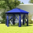 thumbnail image 2 of YYAo Shade Shelter, Outdoor Gazebo,13' x 13' Pop Up Gazebo Hexagonal Canopy Shelter with 6 Zippered Mesh Netting, 2 of 11