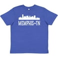 thumbnail image 3 of Inktastic Memphis Tennessee Skyline TN Cities Youth T-Shirt, 3 of 5